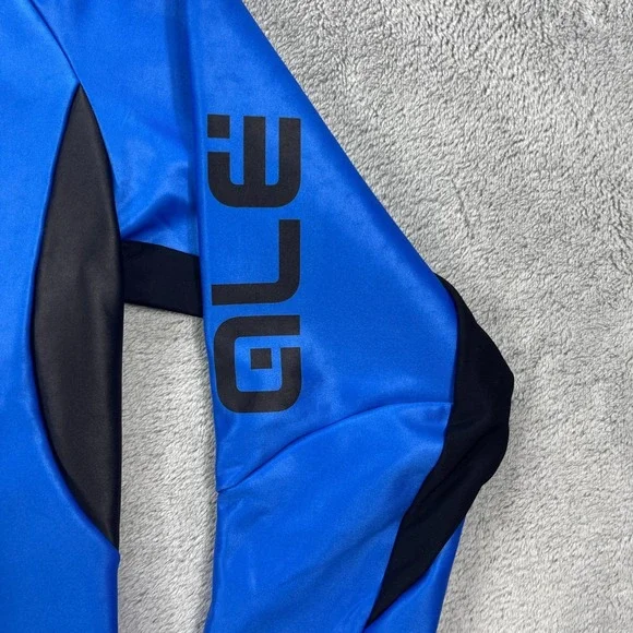 Alé Clima Protection Cycling Nordik Jacket Mens Medium Blue Windproof Racing